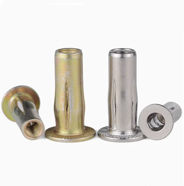 M5m8 SUS304 Pre-bulbed Split Rivet Nuts Rivnuts Cross Nuts Lantern Tri-fold Blind Rivet Nut