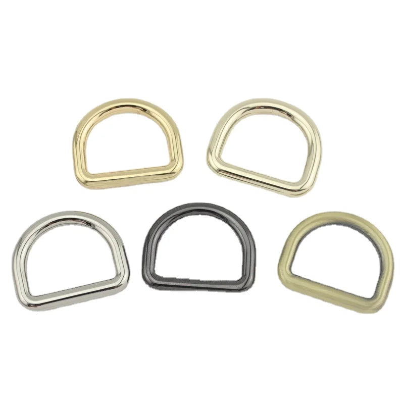 Nolvo World 25*20 mm 1" Diy Pet Collar Metal Buckle Durable D-shaped Buckle Cast Solid d Ring Handbag Accessories