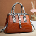 New Fashion Patent crocodile Pattern Tote Bags 2022 Ladies Shoulder Hand Bag Handbags for Women Luxury