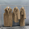 Women Fur Winter Coat Real Sheep Fur Jacket Shearling Teddy Coat