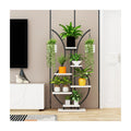 Hot Sale Modern Tall Metal Wood Tiered Ladder Plant Stands Storage Eco-Friendly Multi-functional Save Space Non-folding Indoor
