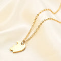 New Fashion Stainless Steel Good Friend love Puzzle Necklace Laser Logo Friendship Letter Necklace