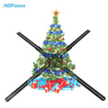 65cm 3D Holographic Fan Display With 4 Blades 3840*960 Hologram Projector LED for Indoor Use