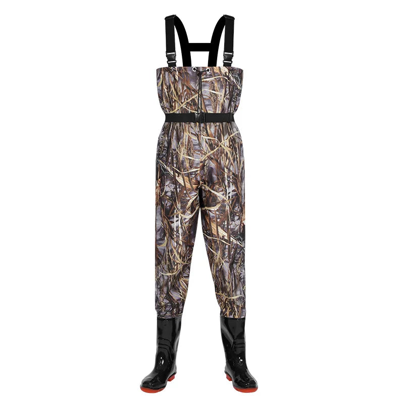 Nylon Waterproof Pants  Wading Breathable Wading Pants Half-leg Fishing Bib Rain Pants