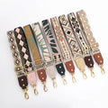 Hot Sale Wide Purse Straps Replacement Adjustable Crossbody Gold Hardware Canvas Shoulder Strap for Women