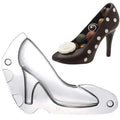 3D Plastic High Heeled Shoes Shape Chocolate Making Mold Transparent Fondant Cake Decoration Baking Molds
