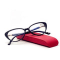 Jiuling Eyewear Wholesale Custom Degree 1.0 Lens Blue Light Filter Eyeglasses Retro Small Cat Eye Reading Glasses for Women