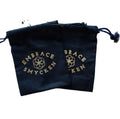 Custom Printed Metallic Gold Logo Promotional Muslin Drawstring Bag for Jewelry Candles Crafts Gift Packaging Cotton Pouch MegaBDM