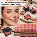 Custom Private Label Vegan Cosmetics SPF15 Waterproof High Pigment Fair Skin Tone Face Makeup Cheek Blush Powder Palette
