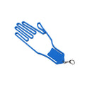 Feyond Custom Low Price Golf Gloves Holder Plastic Keeper Metal Buckle Gloves Hanger Rack Golf Gloves Support Holder