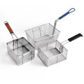 Large Capacity Fryer Basket Deep-fried Food High-temperature Heat Resistant Deep Fry Customized Food Grade Fryer Baskets