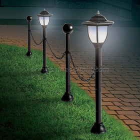 Solar Outdoor New Design LED Street Post Lamp for Courtyard Garden Road Decoration