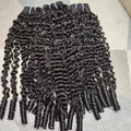 2024 Top Quality Virgin Burmese Curly Hair Weft 100% Raw Vietnamese Hair Wholesale Price Raw Indian Curly Bundles Hair Dropship