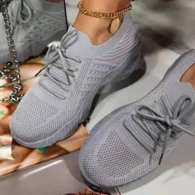 Latest Design Girl's Fashion Sports Shoes PU Upper Woman Casual Sport Shoes