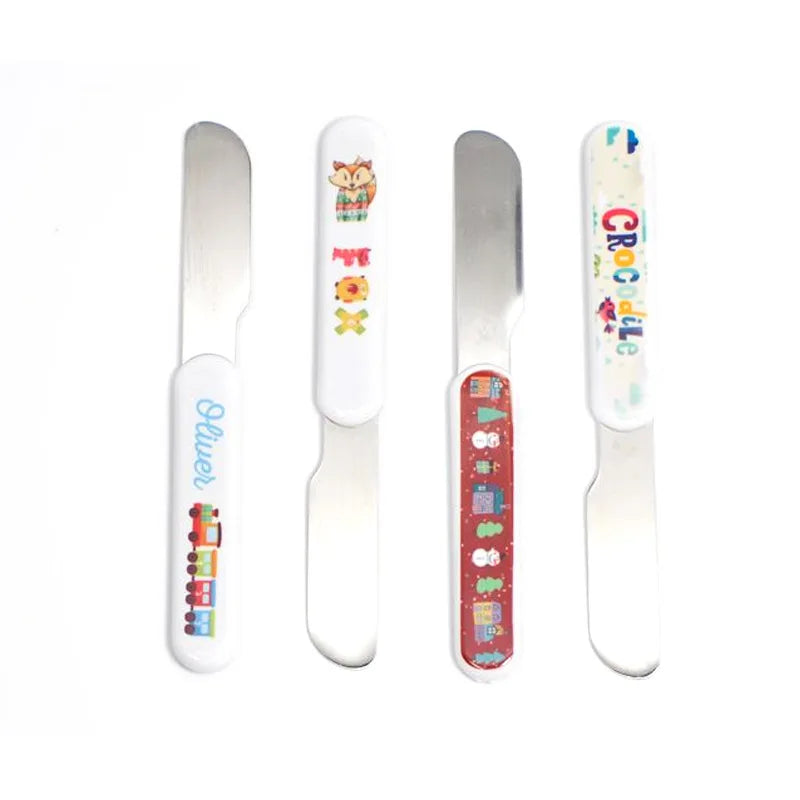 Customizable Stainless Steel Sublimation Blank for Kid's Cutlery Disposable Knife/Fork/Spoon for Personalized Gifts