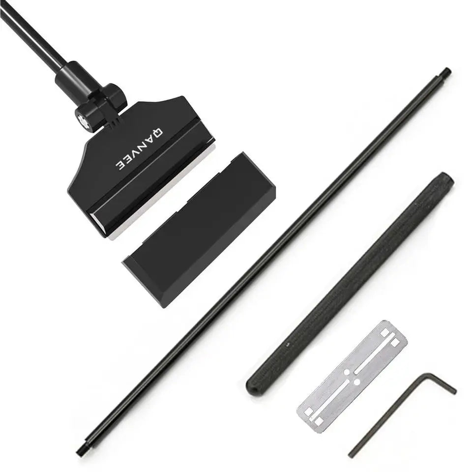 Aquarium QANVEE X Pro Algae Razor Scraper Blade Cleaning Tool Brush Scraping Alage Knife Multi-Tool Cleaner Kit Set