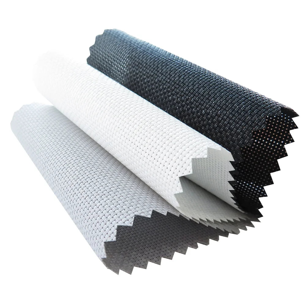 Best Quality Suncool Outdoor See Through Waterproof Plain Sun Screen Roller Shades Window Sunscreen Fabric