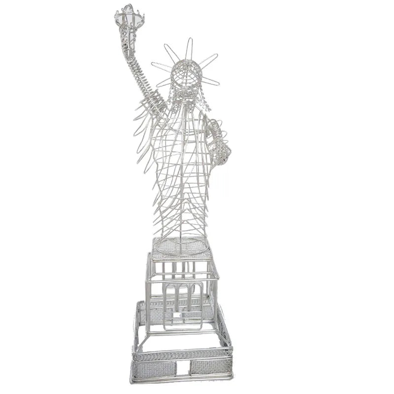 Metal Craft Sign for USA Statue of Liberty Building Home Decoration Art Souvenir
