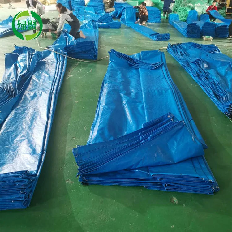 LVJU Custom Waterproof 40Ft Tarp Tarpal Tarpaulin Covers From Guangzhou