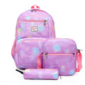 Wholesale Kids Customized Polyester 3pcs School Bags Set for Girls Student