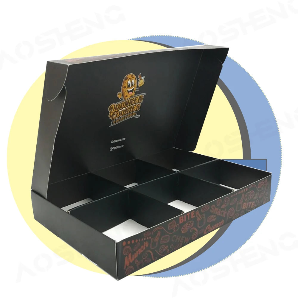 New Product Explosion Aircraft Card  Lining Cookies Box Cardboard Box Cookie Packaging Box