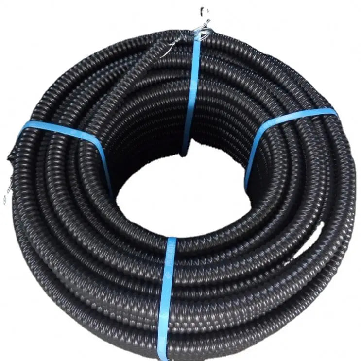 PE/HDPE Plastic Flexible Single Wall Corrugated Electrical Conduit Pipes
