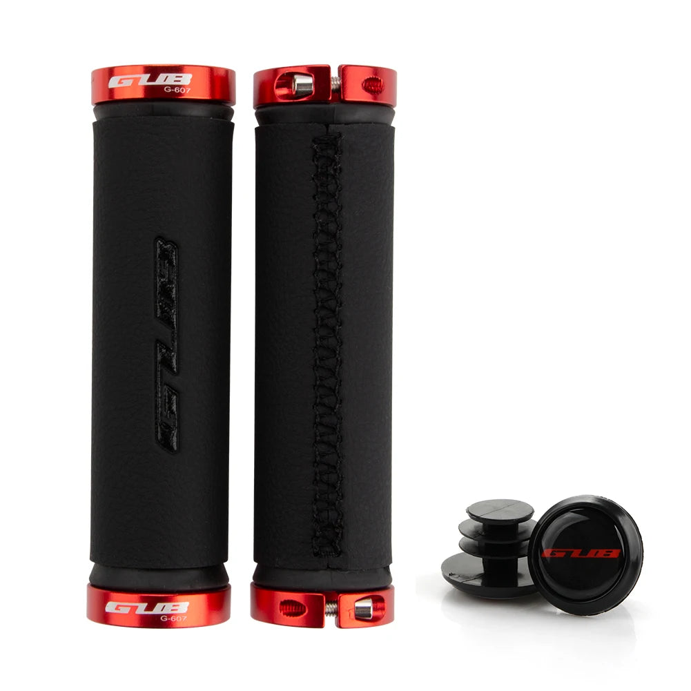 GUB 607 Universal Bicycle Grips Anti-slip Ergonomic Aluminum Alloy Rubber Bike Handlebar Grip MTB Road Components Accessories