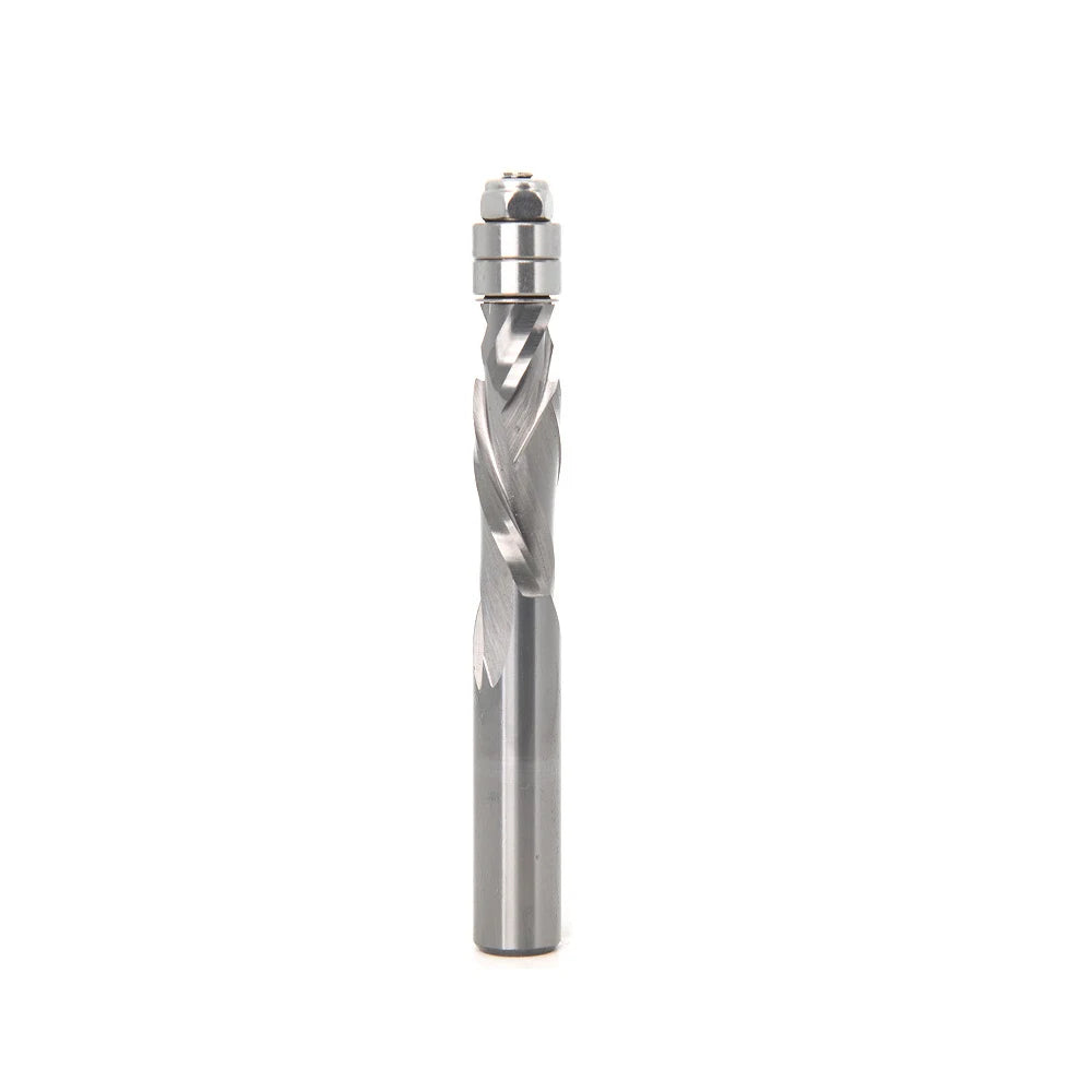 LAVIE 1/2" Shank Flush Trim Solid Carbide Spiral Top Bearing Cnc Router Bit Compression-cut Wood Milling Cutter Z13A1341107C