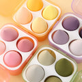 2026 4pcs Beauty Makeup Sponge Powder Puff Dry and Wet Combined Beauty Cosmetic Makeup Foundation Powder Sponges in Egg's Box