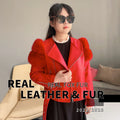 2023 Women's Clothing Autumn Custom Outdoor Winter Jackets Female Leather Jacket