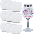 Sublimation White Neoprene Modern Multifunction Wine Glass Sleeve with Customizable Design for Promotional Use Gift Giveaways