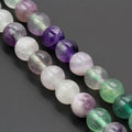 Wholesale Loose Stone Beads Fluorite for DIY Jewelry Making MS172