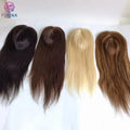 Wholesale Useful for Sparse Hair Imite Needle Injection Process Multi-color Customization Virgin 100% Human Hair Woman Topper