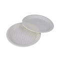 Eco Friendly  Disposable Cornstarch Plates Disposable Compostable Cornstarch Plastic Plates