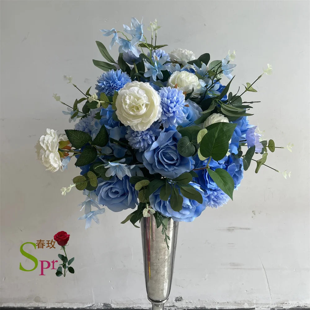 SPR Garland Realistic 3D Artificial Rose Wedding Table Centerpiece Greenery Arrangement for Chinese New Year & Easter