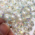 Hot Diamond Pearl Rhinestone Non-woven Fabric Bowknot Cloth Sticker Hairpin Accessories Clothing Accessories