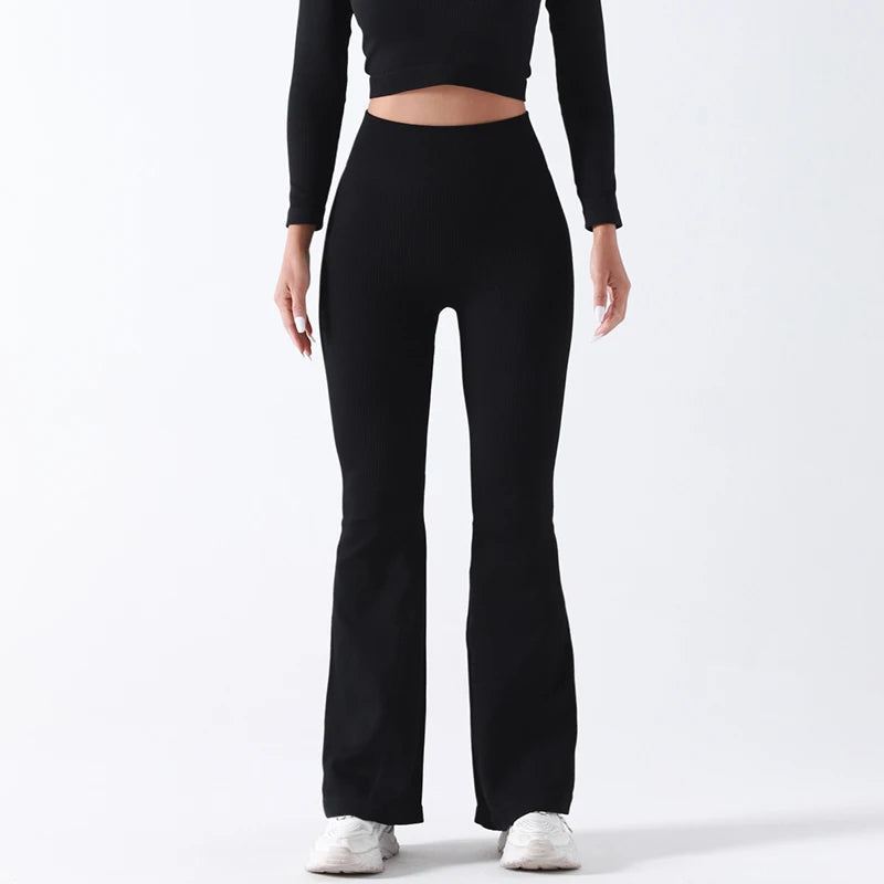2026 Fashion Plus Size Seamless Women Casual Sport Yoga Wide Leg Pant