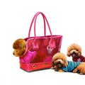 Wholesale New Dog Carrier Transparent Shoulder Pet Bag Breathable Go Out Portable Simple Portable Pet Travel Bag