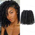 New Arrival Faux Soft Locs Pre-Twisted Crochet Hair Dreadlock Extension Weft 4 Pcs Pre-Looped Crochet Hair for Black Women