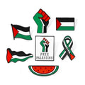 Free Palestine Accessories Stickers Pins Badge Hijab Map Bracelet Flags Scarf Palestine Pin