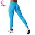 Custom Logo V-Shape High Waisted Yoga Leggings for Women Soft Tight Pants for Athletic Running Solid TikTok Ladies' Favorite