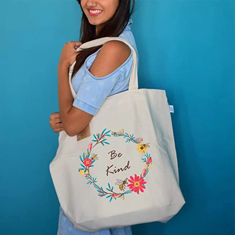 Custom Wholesale Fashion Organic Grocery Natural Cheap Cotton Canvas Tote Shopping Bag