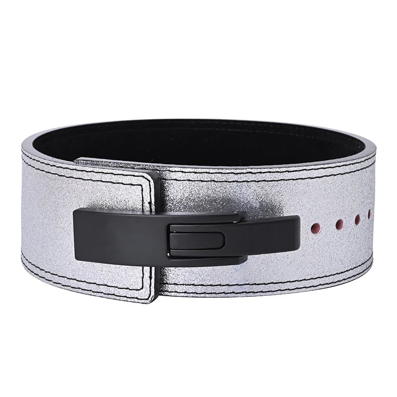 Wholesale Fitness Custom Logo Leather Back Support Gym Glitter Weightlifting Weight Lifting Lever Belt for Women