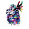 Custom Iron on Colorful Tiger Dog Owl Patches for Clothing DIY Applique Heat Screen Transfer Printing Stickers Heat Press