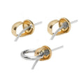 Permanet 14K Gold Filled Plain Bead Tip for DIY Jewelry Making Raw Materials Fishing Thread End Clasp