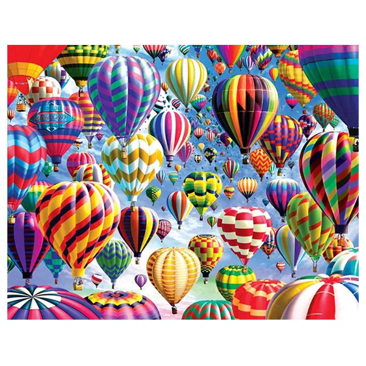 Ever Moment Diamond Painting Hot Air Balloon Picture of Rhinestone Mosaic Full Square Drill Diamond Embroidery Decoration 3F2223