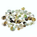 Japanese Agoya Akoya Shell Buttons for Clothes 2 Holes Large Size Flatback Style with Round Pattern for Decorative Purpose