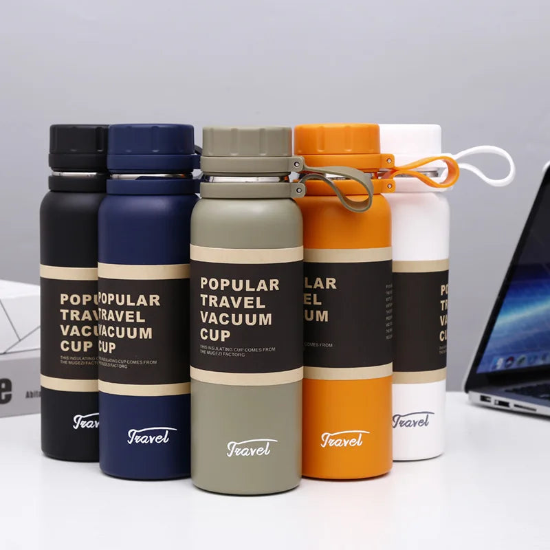 Hot Sale 2025 Wholesale 1100ml Double Wall Stainless Steel Outdoor Leisure Portable Vacuum Flask Sport Water Bottle Cup