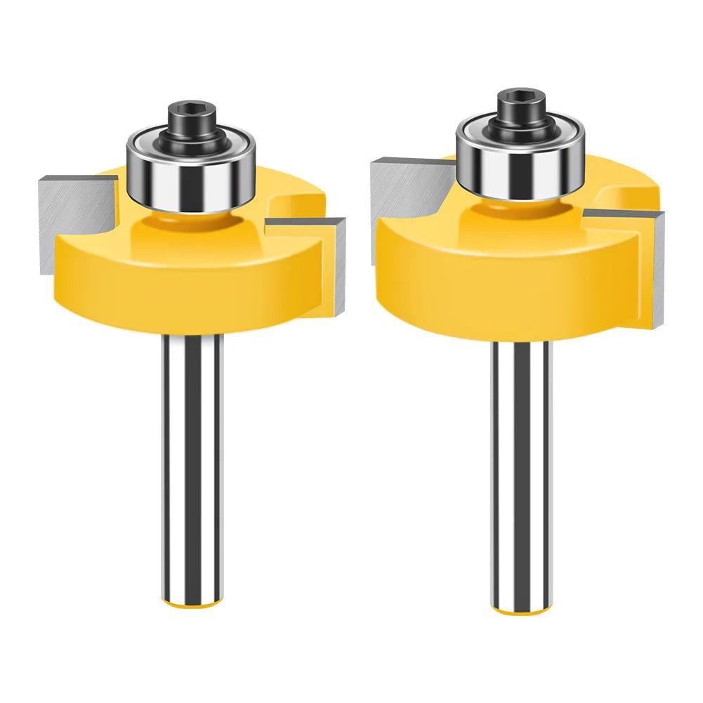 8mm Shank Top Bearing T Type Slot Woodworking Router Bits Wood Milling Cutters with Carbide Tooth 3 4 5 6 7 8 10 11 12 16mm Wide
