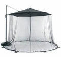 Large Outdoor Durable Polyester Zipper Mosquito Net with Lead Rope Protective Umbrella for Insect House Summer Use